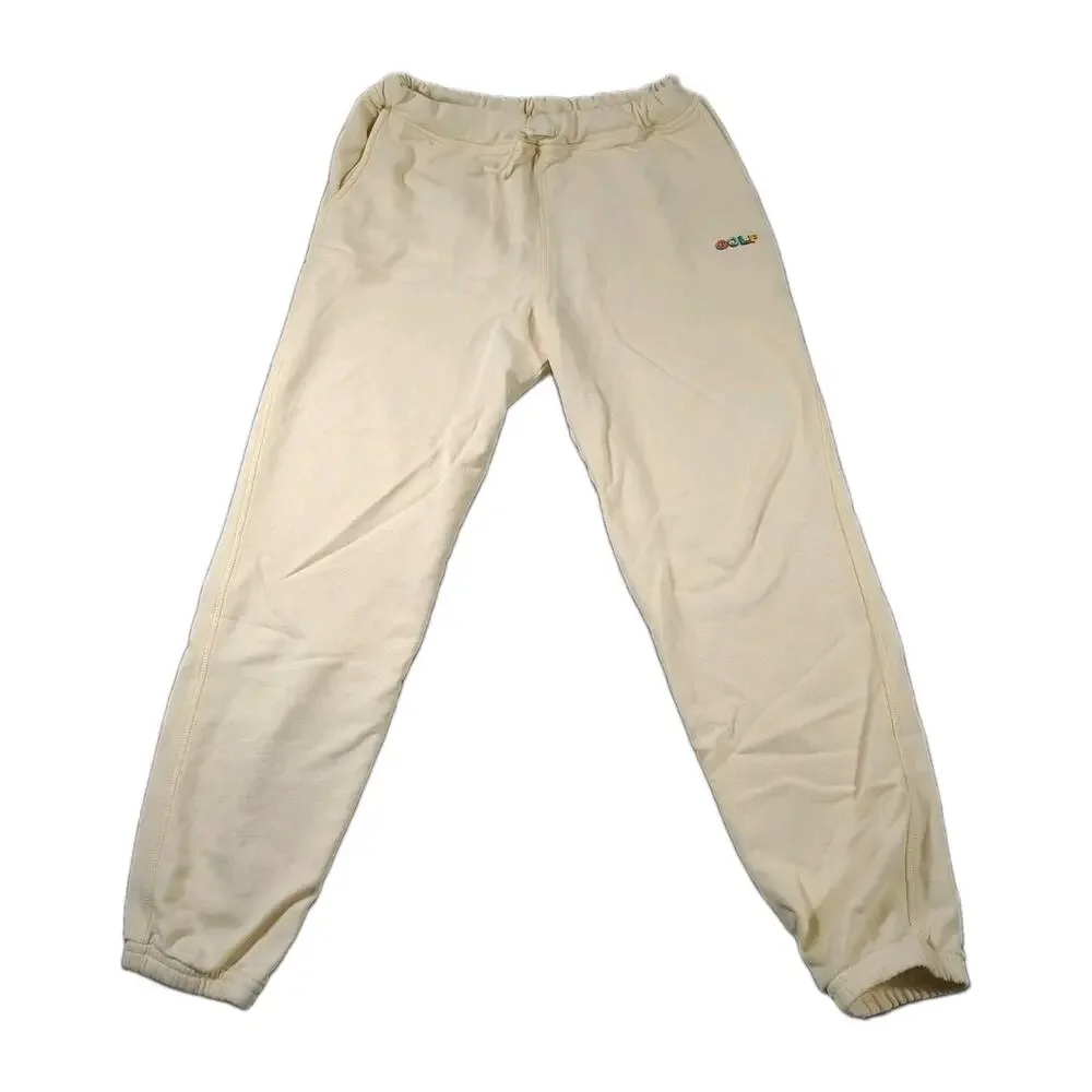 Golf Wang Multi Color 3D Logo Sweatpants Mens M Cream Tyler The Creator Jogger